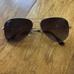 Ray-Ban classic brown aviator sunglasses